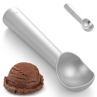 Zeroll 1016 2.5 oz. #16 Aluminum Ice Cream Scoop with Anti-Freeze Handle  and Green End Cap