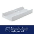 thumbnail image 4 of Kolcraft Waterproof Easy-Clean Contoured Diaper Changing Pad, White, 4 of 12
