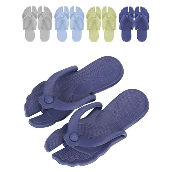 Deago Women Beach Summer Casual Flip Flop Sandals Portable Detachable Folding Shower Slippers Non-slip Couples Flip-Flops