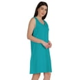 thumbnail image 2 of Inkmeso Sleeveless Plain Swing Dress For Women Knee Length A-line Summer Casual Wear, 2 of 7