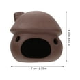 thumbnail image 5 of Aquarium Mushroom House Fish Tank Landscape Decor Shrimp Shelter Coffee Color, 5 of 6