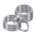 thumbnail image 1 of Unique Bargains 27mm Metal O Rings, 10 Pack 304 Stainless Steel Round Rings for Hardware Bags, 1 of 7