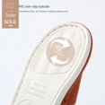 thumbnail image 4 of Zapatillas de casa para mujer, de verano, para interior, antideslizantes, para cuatro estaciones, universales, para hombre, de primavera y otoño, de lino y algodón, 4 of 6