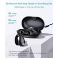 thumbnail image 5 of Ultra Open Ear Earbuds - Ergonomic Clip-On Earbuds, Bone Conduction Over-The-Ear Headphones with Waterproof Design and Secure Fit for Small Ears, Classic Black, 5 of 6