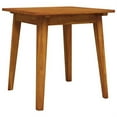thumbnail image 2 of 3pc Outdoor Tea Table Set, 2 Chair, Slatted Solid Brown Acacia Wood, 2 of 6