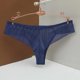 thumbnail image 5 of Gibobby Ropa interior bikini elástica para mujer Bragas retazos encaje sexy para mujer Lencería mujer Tanga encaje cintura cómoda（Azul， S), 5 of 5