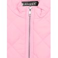 thumbnail image 5 of Día de San Patricio Chaleco Acolchado Ligero Con Cremallera Y Cuello Alto Para Mujer Rosa XS, 5 of 5