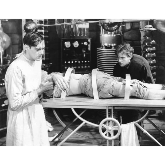 Frankenstein From Left: Colin Clive Dwight Frye 1931 Poster Print