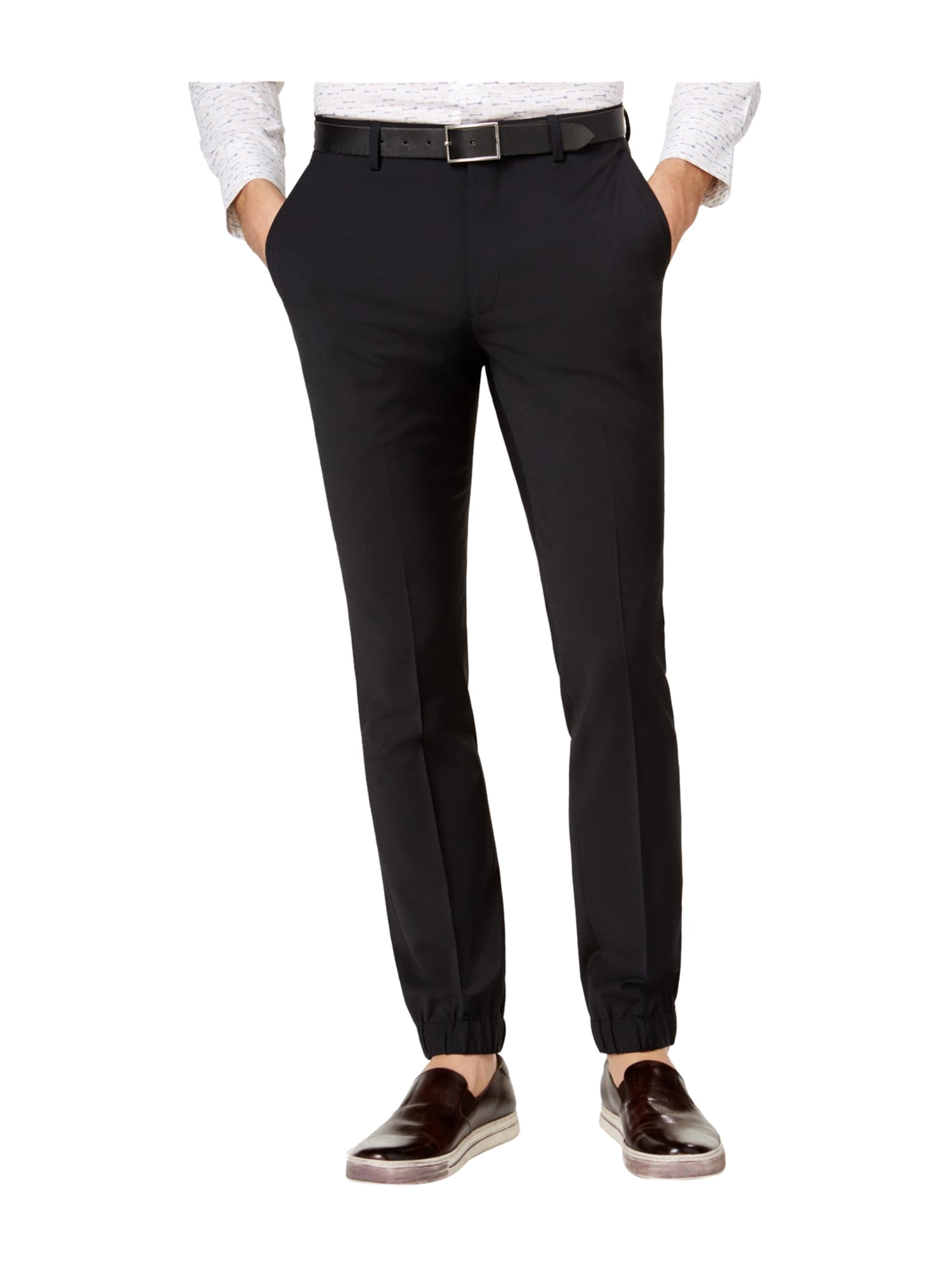 extra slim fit dress pants black