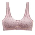 thumbnail image 5 of Xuncatan Wireless Breathable Lace Push-Up Bra for Women – Full Coverage, Adjustable Straps & Floral Detailing, Comfortable Convenient Daily Bra Soft Support Push Up Bra Christmas gifts, 5 of 9
