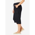 thumbnail image 3 of Woman Within Plus Size Petite Convertible Length Cargo Capri/Bermuda, 3 of 6