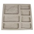 thumbnail image 1 of Veneer Stone Rubber Mold for Concrete or Plaster, Limestone Flats, 22.75x20.5, Version 2, Recycled Material, 1 of 4