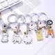 thumbnail image 4 of Llavero de metal con forma de perro mascota, colgante creativo, regalo con parte trasera en blanco, 4 of 6