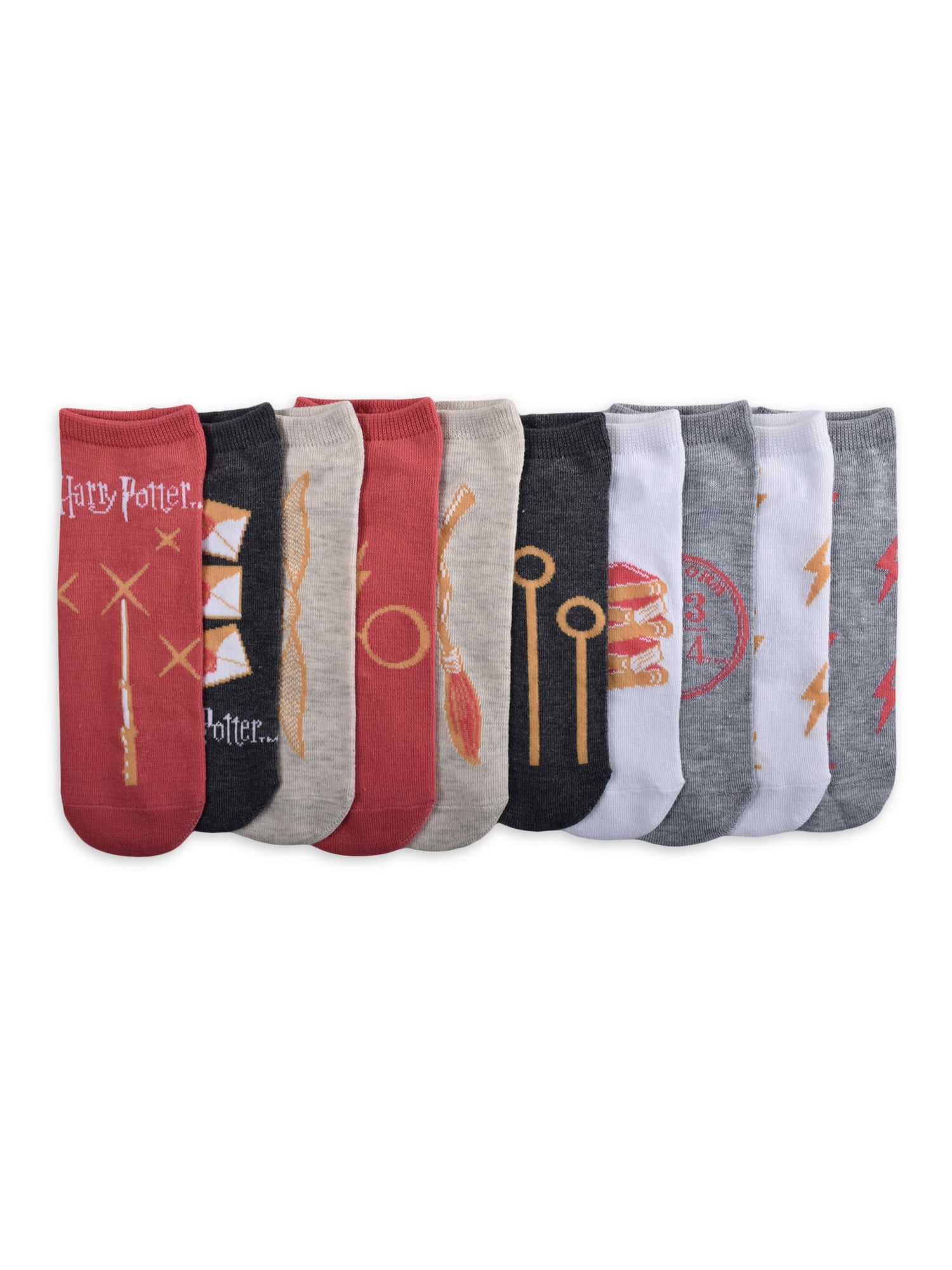 Harry Potter Women's Socks, 10-Pack