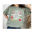 thumbnail image 3 of This Is My Christmas Pajama Shirt, Funny Holiday T-Shirt, Christmas Pajamas, Christmas Party Outfit, Christmas Family Shirt, 3 of 10
