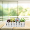 thumbnail image 2 of LITINKIMI Window Planter Box Planter PP White Space-saving Flowerpot Indoor Use 1Set, 2 of 8