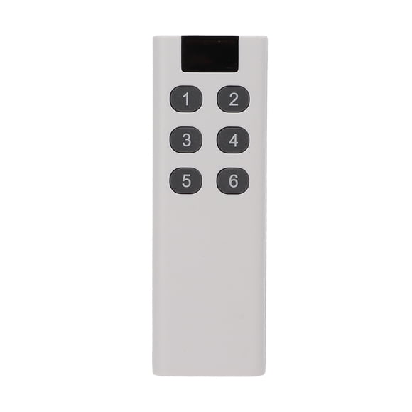 Control remoto inalámbrico de 433 MHz, 6 teclas, 100 metros de alta sensibilidad, diseño moderno, amplia aplicación.