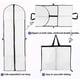 thumbnail image 4 of Funda de vestido de novia 60x180cm Funda de bata larga para vestido de novia y dama de honor A prueba de polvo Impermeable Polilla Humedad Cremallera bilateral plegable y portátil (1PCS) Excelente Rendimiento ER000140SX, 4 of 5