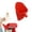 Red, variant on Silicone Flour Funnel For Stand Mixer Flexible Bowl Filler Ingredient Pouring Aid Kitchen Baking Accessory Multiple Colors