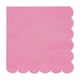 thumbnail image 1 of Servilletas desechables Meri Meri, paquete de 20, color rosa festoneado, 1 of 2