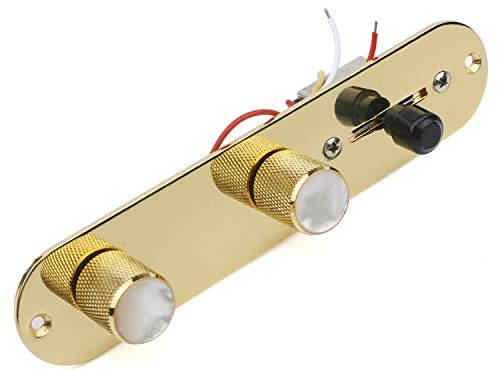telecaster gold control plate
