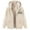 Beige, variant on Aboser Women's Sherpa Lined Fleece Hoodie Jacket Full Zip Up Winter Coats Trendy Letter Printed Jackets Warm Casual Hooded Coat with Pockets Fall Winter Sweatshirt Outerwear