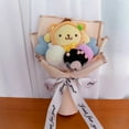thumbnail image 4 of Kuromi My Melody Cinnamoroll Hello Kitty Sanrio Anime Doll Toy Cartoon Plush Bouquet Woman Valentine‘s Day Girls Christmas Gifts, 4 of 7