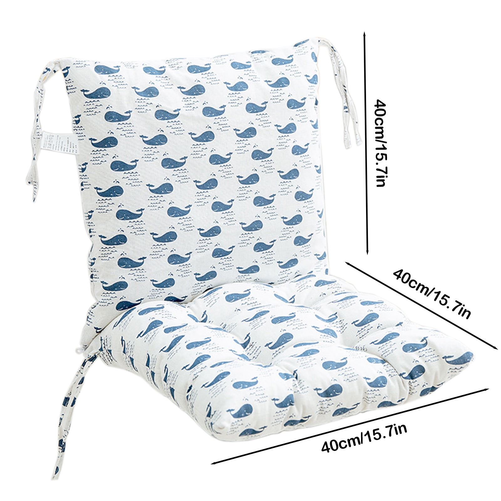High Back Chair Cushion, Outdoor Waterproof Seat and Back Pad, Patio Rocking Chair Cushion, Cute Porch Decor Gift