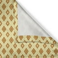 thumbnail image 6 of Ambesonne Retro Grommet Curtain, Old Fashioned Rhombus, 50" x 54", Pale Yellow Amber, 6 of 6