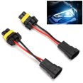 thumbnail image 4 of 2PCS Pair H11 Male to 9005/9006 Female Adapter Headlight Fog Light Universal Plug and Play, 4 of 8