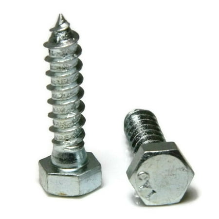 

Lag Screw Grade 2 Zinc Plated Hex Screws - 1/2 -6 x 4-1/2 - Qty-250