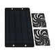 thumbnail image 2 of Kit de ventilador de extracción solar - ventilador dual de ventilación de 10W para invernaderos, gallineros y cobertizos, panel solar de 12V incluido, negro, 2 of 9