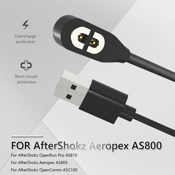 Cable de carga USB Piezas de repuesto Cable de carga de auriculares para OpenComm ASC100 FLhrweasw Nuevo