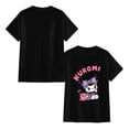 thumbnail image 3 of Lheaggik Cute Cartoon T-Shirt Men Women Crew Neck Shirt Cosplay Short Sleeve Kuro-mi Shirts Black L, 3 of 5