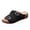 Black, variant on Comfortable Wedge Sandals for Women: Stable Wedge & Anti- Outsole for Confidence Walking - Breathable & Adjustable for Summer Daily Wear Size: 6.5 Black