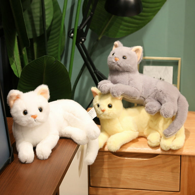 RXIRUCGD Home Decor Clearance Items Cute Simulation Cat Plush Toy Birthday  Gift Holiday Gift Home Decoration 