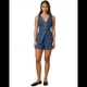 thumbnail image 2 of Conjunto de Dos Piezas de Mezclilla para Mujer, Informal, Sin Mangas, con Cuello en V, Chaleco Vaquero y Pantalones Cortos de Cintura Alta, Conjunto Deportivo Azul M, 2 of 10