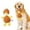 A, variant on SIfdSeng Pet Plush Chew Toys Animal Play Squeak Toys Plush Puppy Toy Donkey Chew Squeak Puppy Pet Supplies Dog Toys for Aggressive Chewers Large Breed Puzzle Toys for Dogs