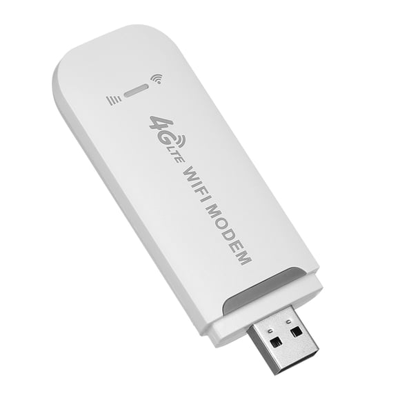 Wifi 4G LTE WiFi Modem 150Mbps Portable WiFi USB WiFi Dongle with WiFi Hotspot for Europea Asia and Africa RegionWhite