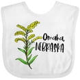 thumbnail image 3 of Inktastic Omaha, Nebraska Goldenrod Flower Boys or Girls Baby Bib, 3 of 4