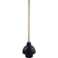 thumbnail image 1 of Master Plumber 6" Force Cup Plunger-18"WOODEN HANDLE In Black, 1 of 1