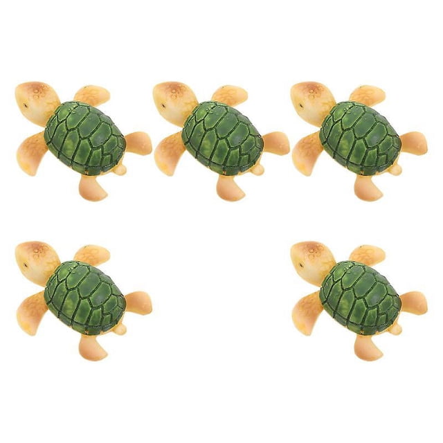 5 piezas tortuga marina de resina