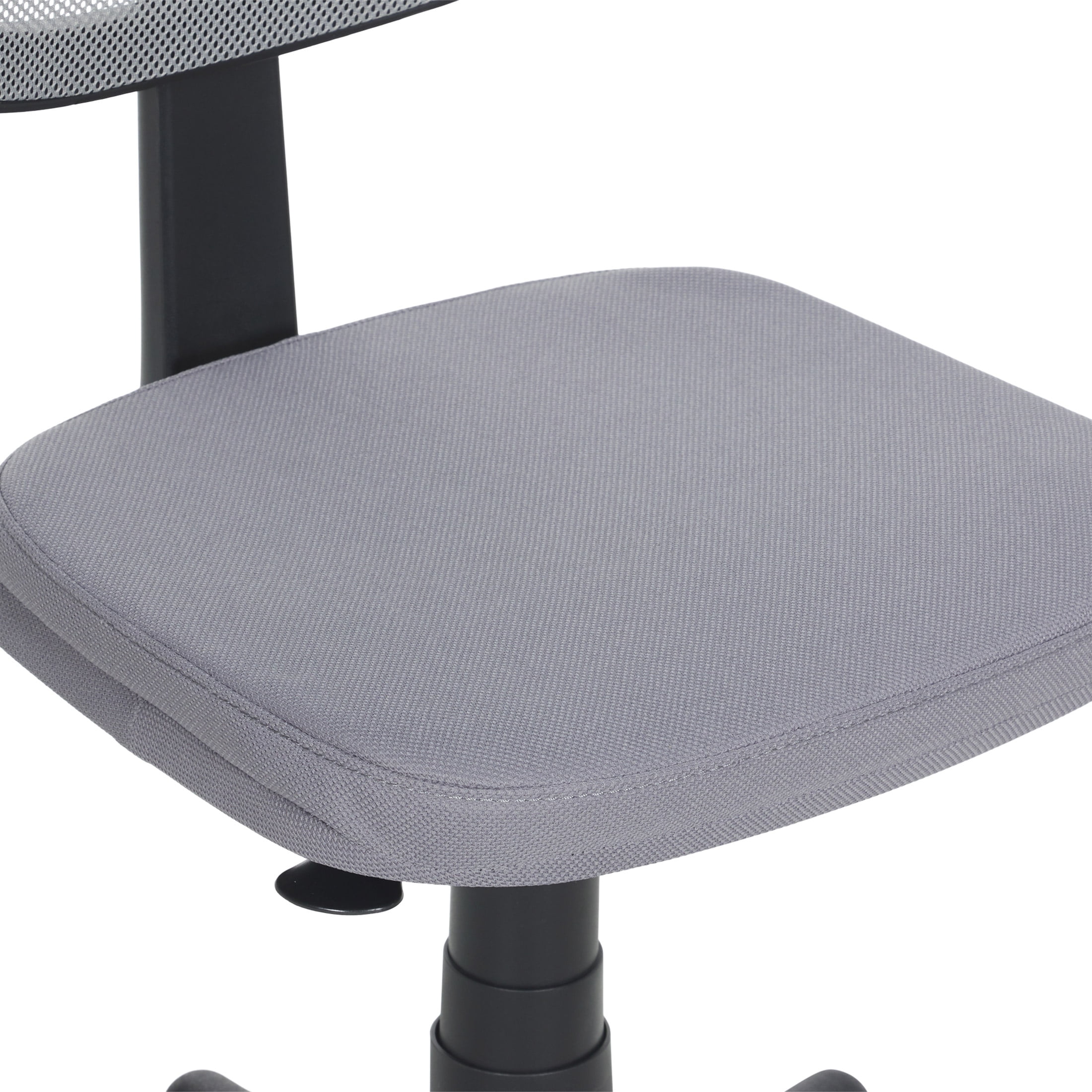 Mainstays Mesh Task Chair with Padded Seat, Teens and Adult, Gray/Gray