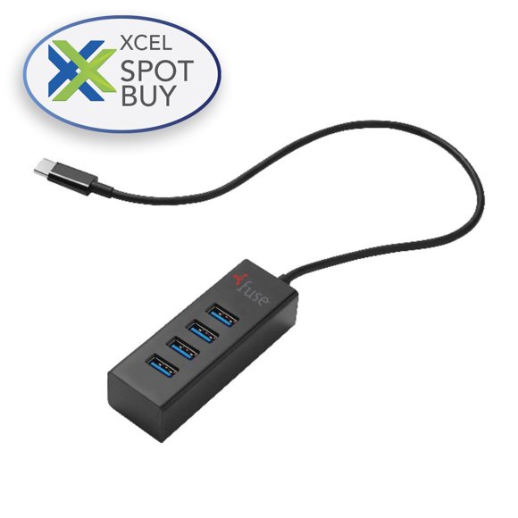 Fuse - Hub 4 Port USB-C 3.1 to 4 USB-A Ports 3.0