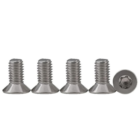 25pcs M4 X 12 Countersunk Head Screws 304 Stainless Steel Torx Screws Machine Screws Standard Drive Fully Threaded Screws