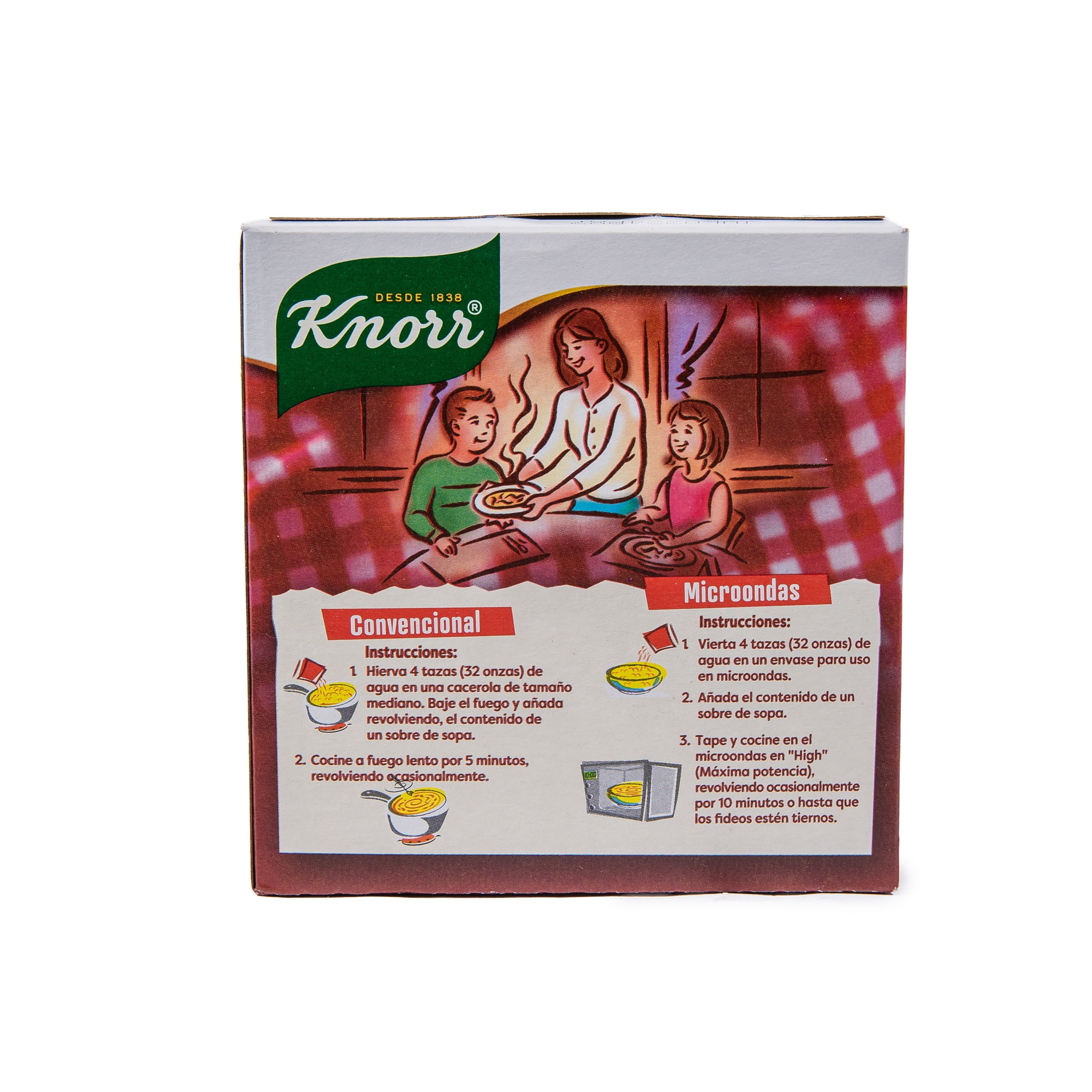 Knorr Lipton Noodle Soup Mix with Real Chicken Broth, 50 Calories, 2/3.8 oz