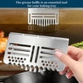 thumbnail image 4 of Mesh Food Covers Grease Deflector and Collector Outdoor Metal Barbecue Tools, 4 of 8
