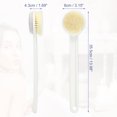 thumbnail image 4 of Unique Bargains Back Scrubber Long Handle Bath Brush Long Handle Brush for Bath Shower 13.98"x3.15"x1.69" White, 4 of 7