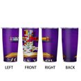 thumbnail image 4 of Stined Glass Christian Cross Jesus Christ Easter He Is Risen 20oz Tumbler, Insulated Stainless Steel Water Bottle Portable Travel Coffee Tea Mug Cup, 4 of 6