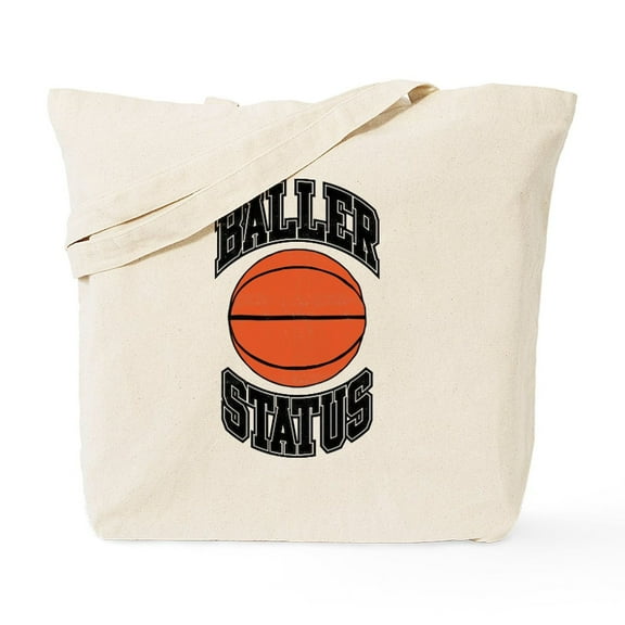 CafePress - Basketball Baller Status Tote Bag - Unisex Canvas Tote Bag, Beige, 1-Piece